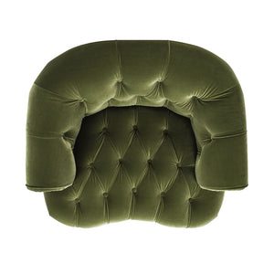 La Rosa - Victorian Tufted Upholstered Accent Chair