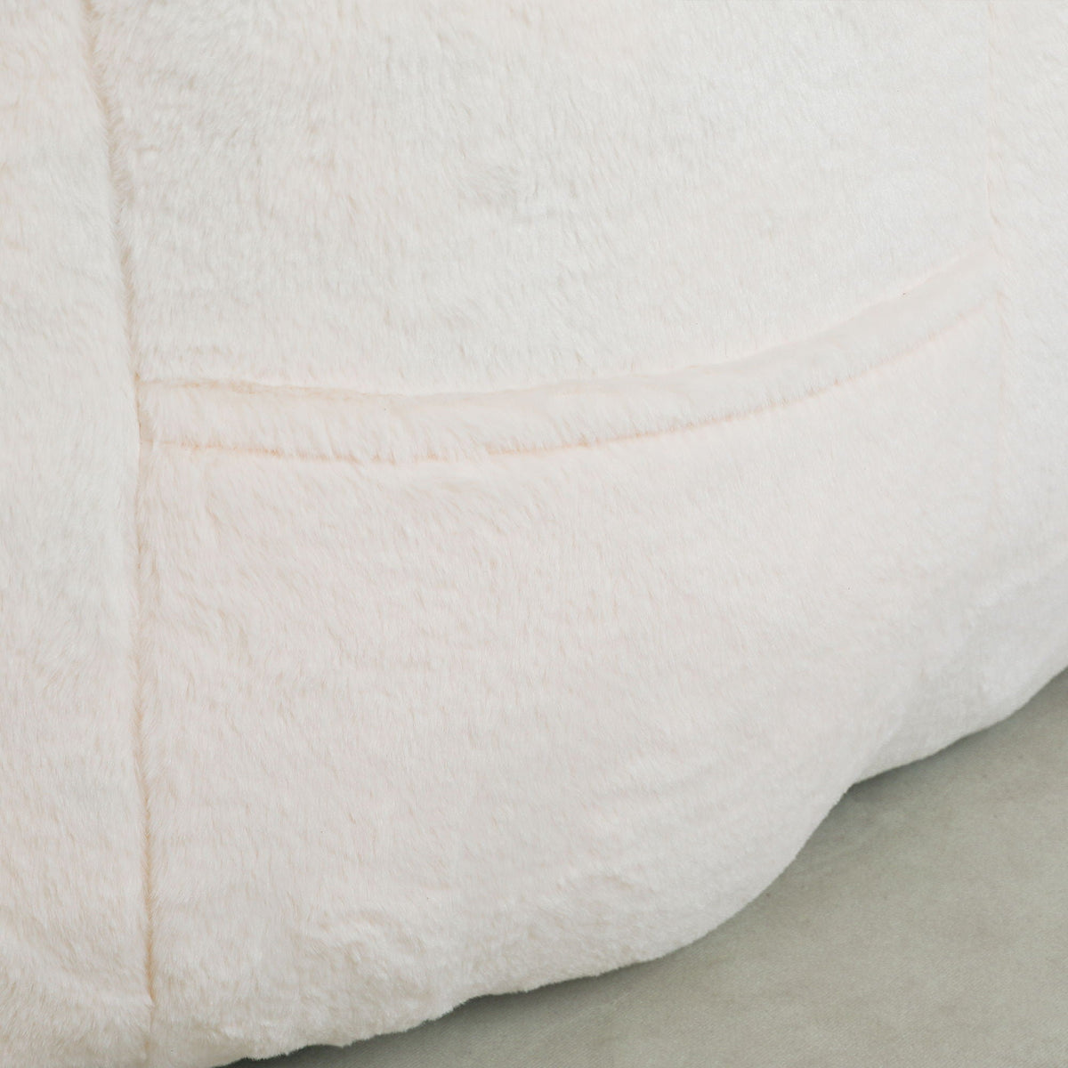 Beanbag Chair, Beanbag Sofa Chair With Armrests Stuffed High Density Foam