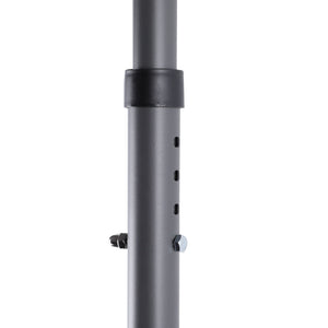 Manual Retractable Patio Awning, UV Resistant Sun Shade With No Drill Installation