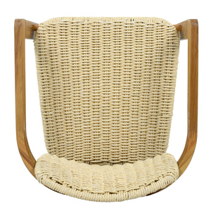 Outdoor Woven Rattan Chair Set - Two Accent Chairs