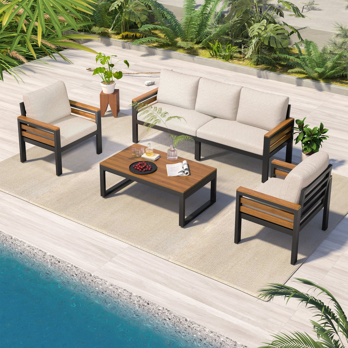 Go 4-Piece Outdoor Furniture Sofa Set