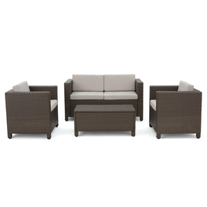 4 Piece Outdoor Set (Beige)