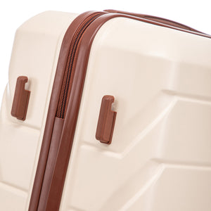 Set 3PCs 20'/24'/28' ABS Spinner Wheel Luggage - Beige