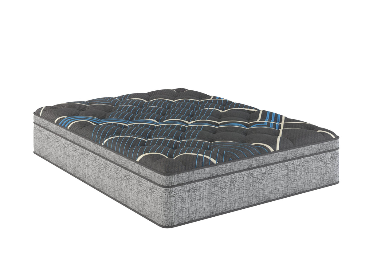 Restonic comfort care 15' euro top hybrid mattress, individual pocketed coil mattress , plush comfort
