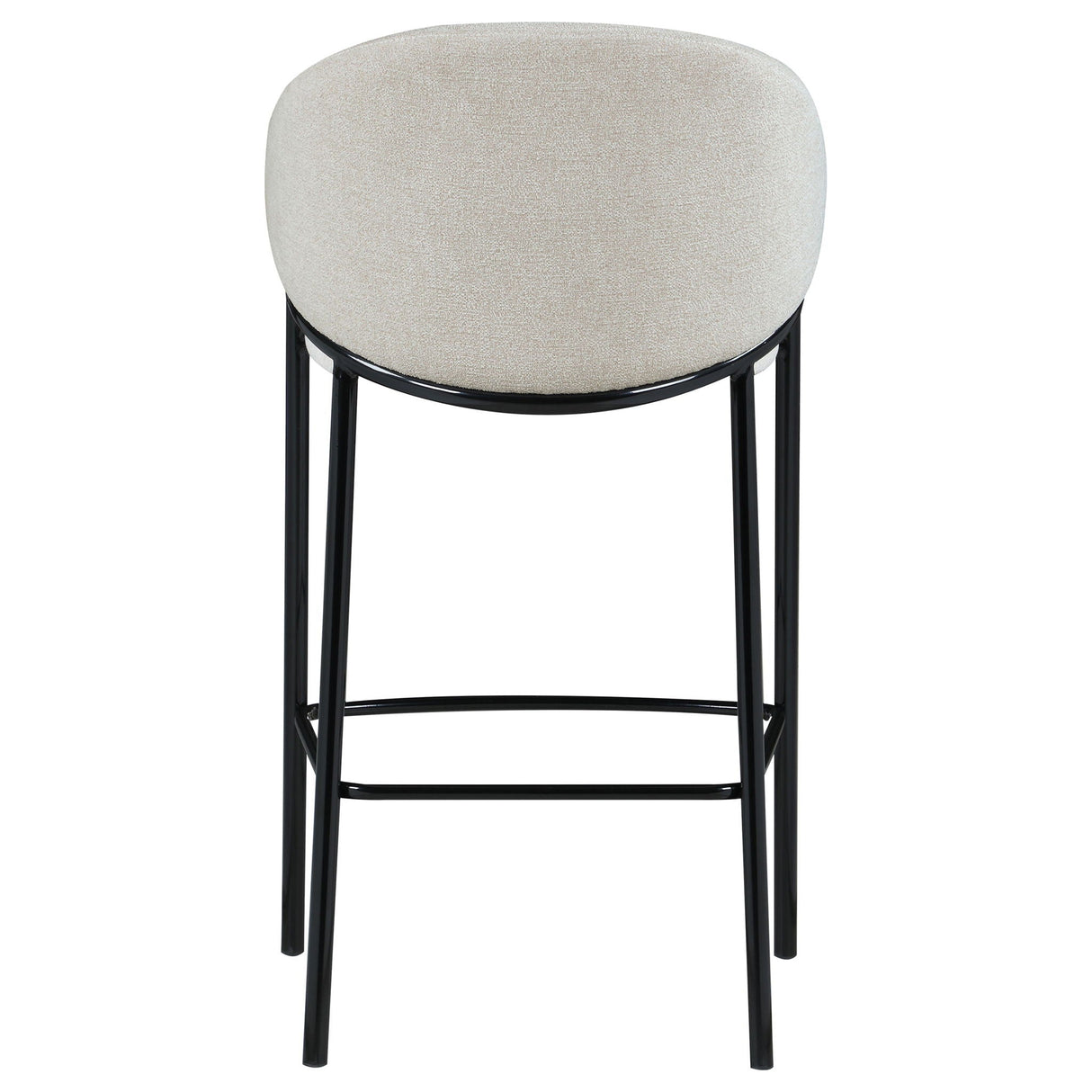 Sloped Arm Bar Stools (Set of 2) - Beige