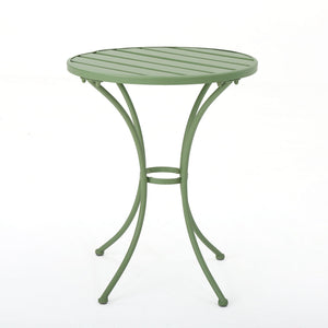 3 Piece Bistro Set With Table And 2 Chairs - Green
