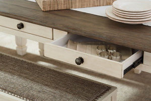Bolanburg - Rectangular Dining Room Table - Beige