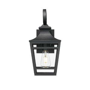 Large Outdoor Wall Lights for House - 16.5 Inch Black Aluminum