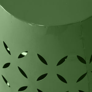 Outdoor Side Table With Barrel Shape