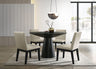 Jasper - Contemporary Round Dining Table With Finish Chairs