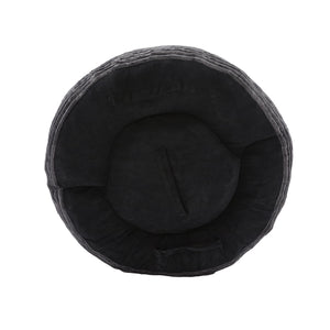 Oversized Bean Bag Chair With 3 Pillows & Armrest - Dark Gray