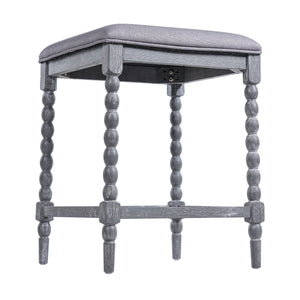 26" Counter Stools Set of 4 with Upholstered Seat