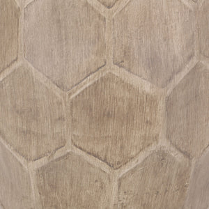 Outdoor Lightweight Concrete Side Table - Natural