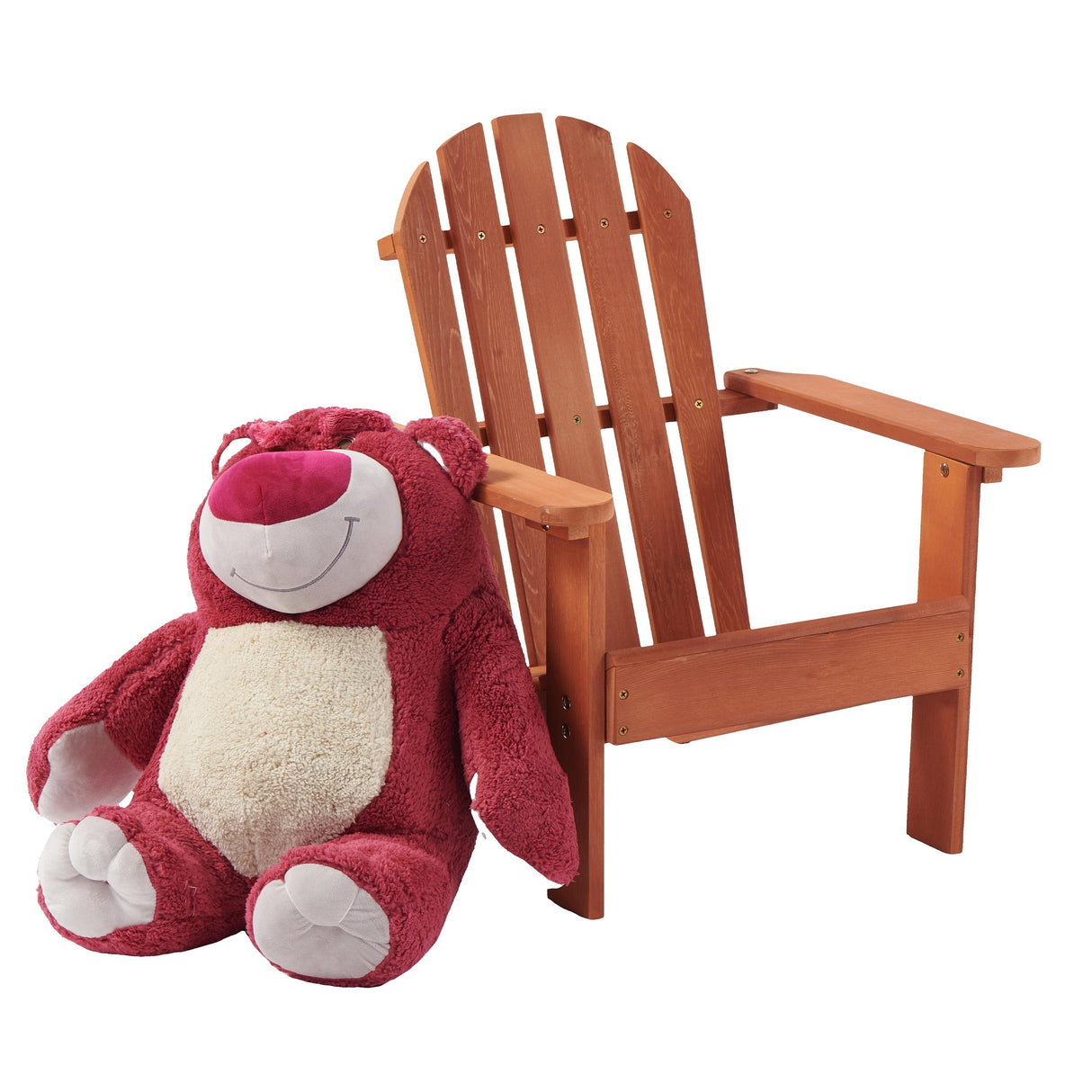 Wooden Kid's Adirondack Chair for Indoor and Outdoor Use