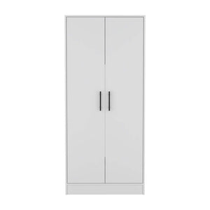 Canaan 2-Piece Bedroom Set, Armoire + Dresser, White