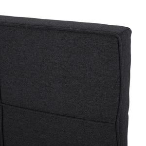 Marakesh - Contemporary Fabric Upholstered King / California King Headboard - Black