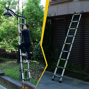 8.5FT Telescopic Aluminum Alloy Multi-Purpose Ladder