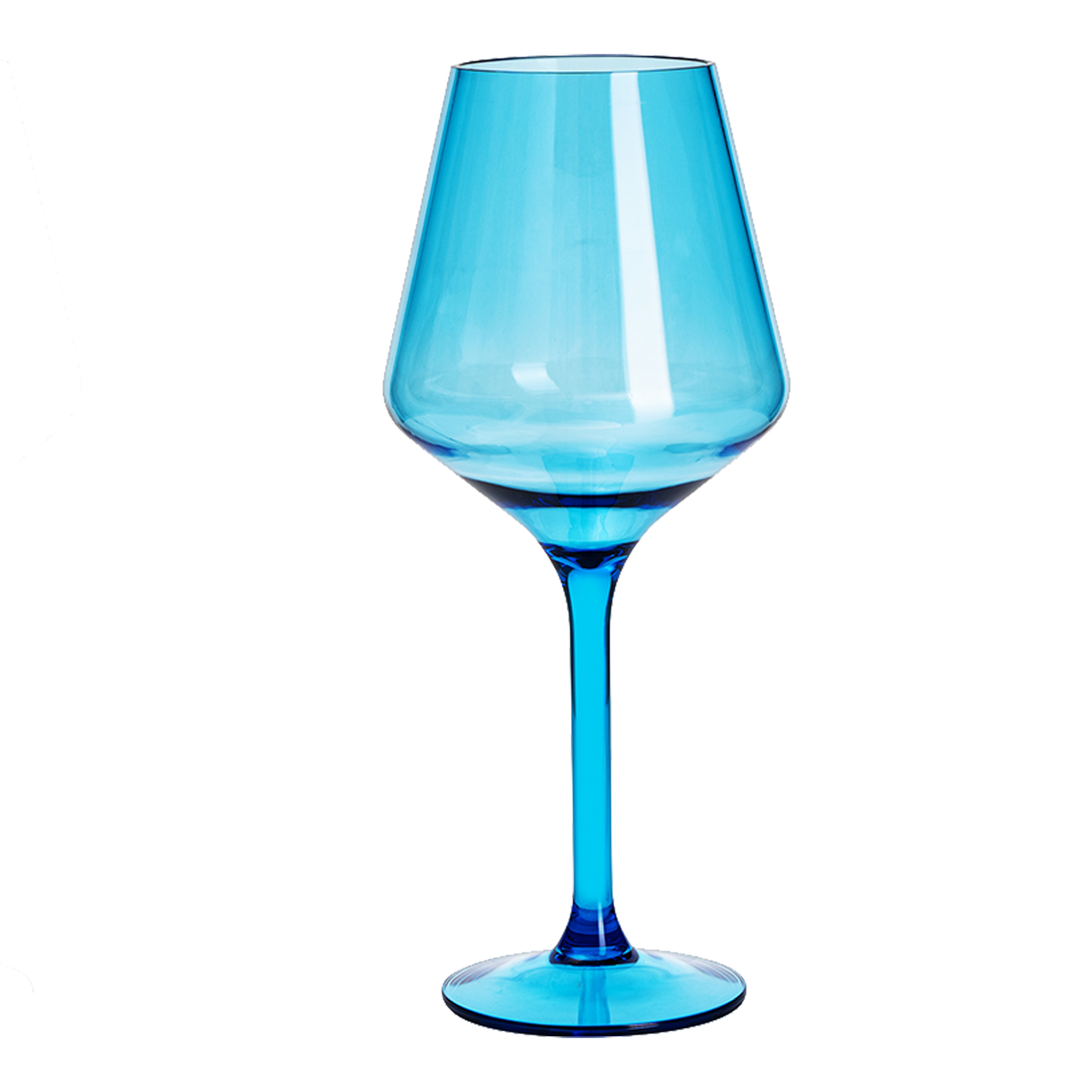 Saint Tropez Acrylic Stemmed Wine Glassware, Set of 2