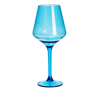 Saint Tropez Acrylic Stemmed Wine Glassware, Set of 2