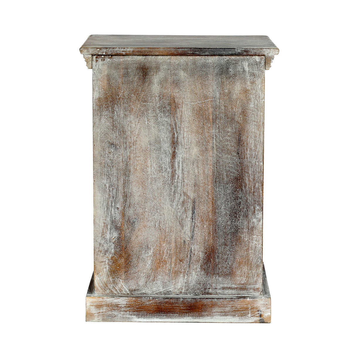 Wooden Nightstand With 1 Drawer 1 Door