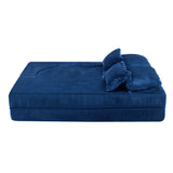 Queen Size Foldable Sofa Bed Chenille Futon Couch