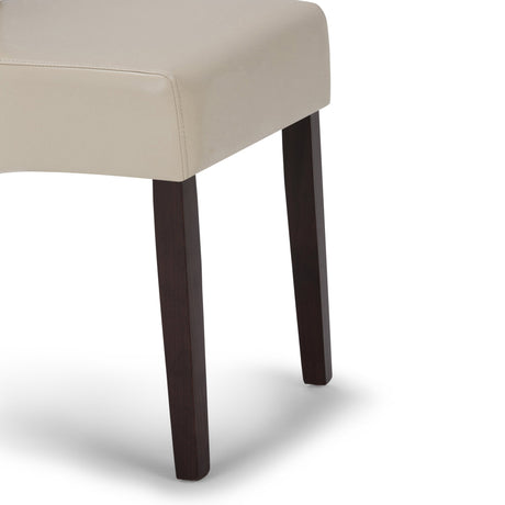 Aegis Upholstered Dining Chair with Curved Top Detail, Set of 2 - Dining Chairs