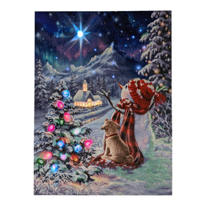 Lighted Easel Artwork - Follow the Star