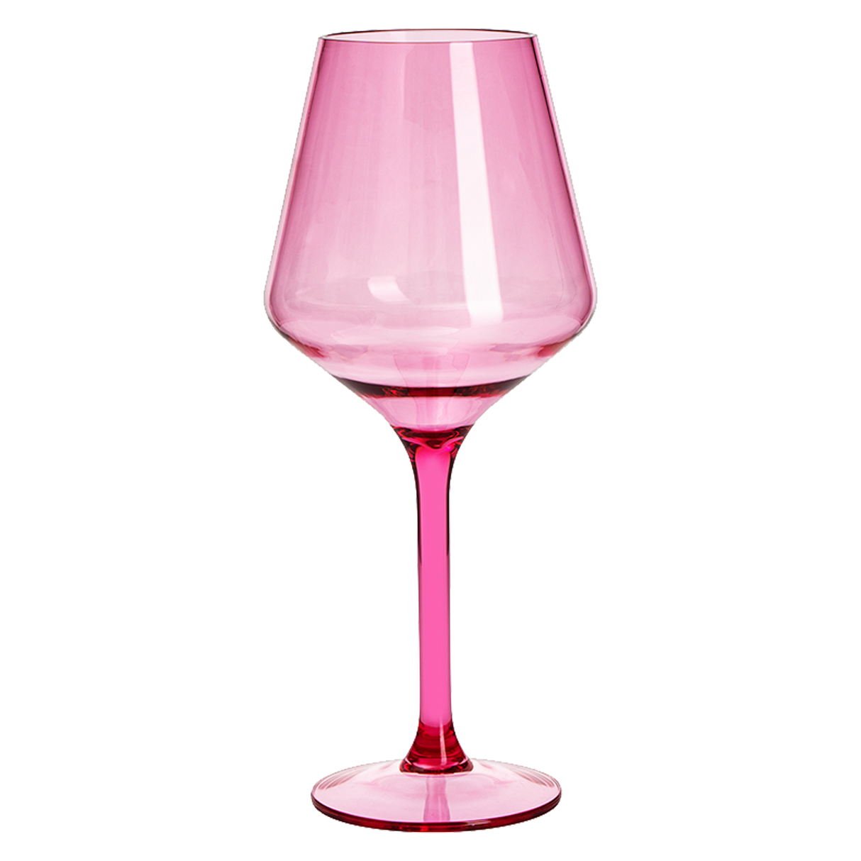 Saint Tropez Acrylic Stemmed Wine Glassware, Set of 2