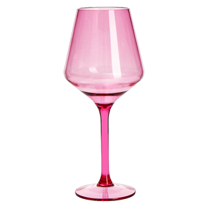 Saint Tropez Acrylic Stemmed Wine Glassware, Set of 2