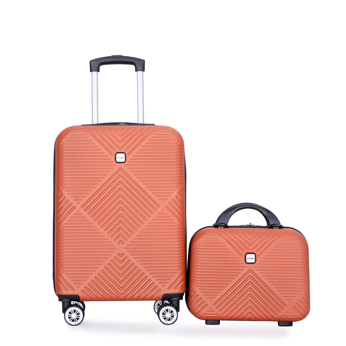 2 Piece Luggage Sets Lightweight Suitcase, Spinner Wheels