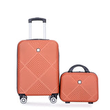 2 Piece Luggage Sets Lightweight Suitcase, Spinner Wheels