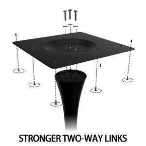 Modern Black Round Table