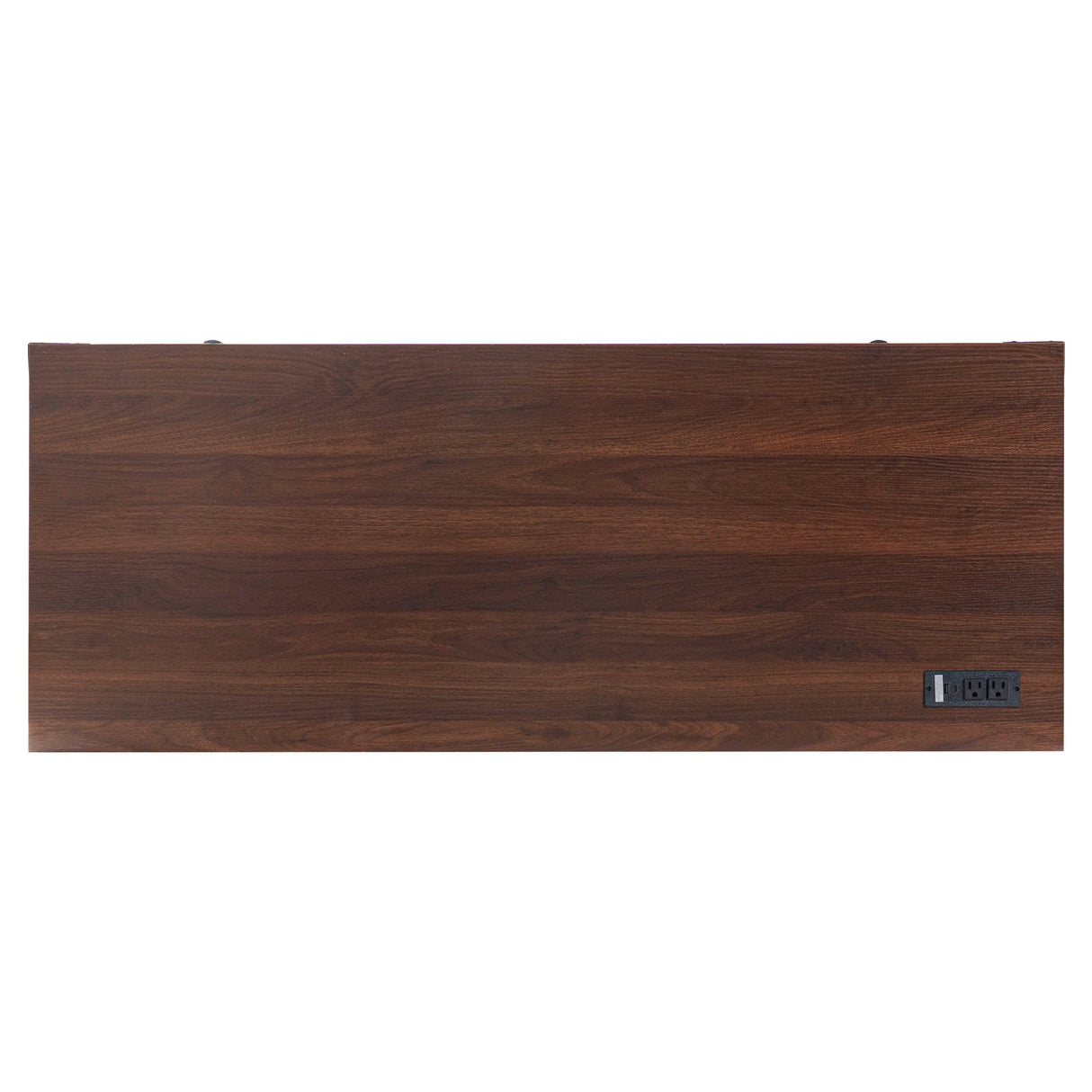 K&K 53.2" Farmhouse Fridge Cabinet with Power Outlet