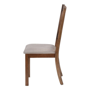 Dining Chair Side, Upholstered For Dining Room, Transitional (Set of 2)