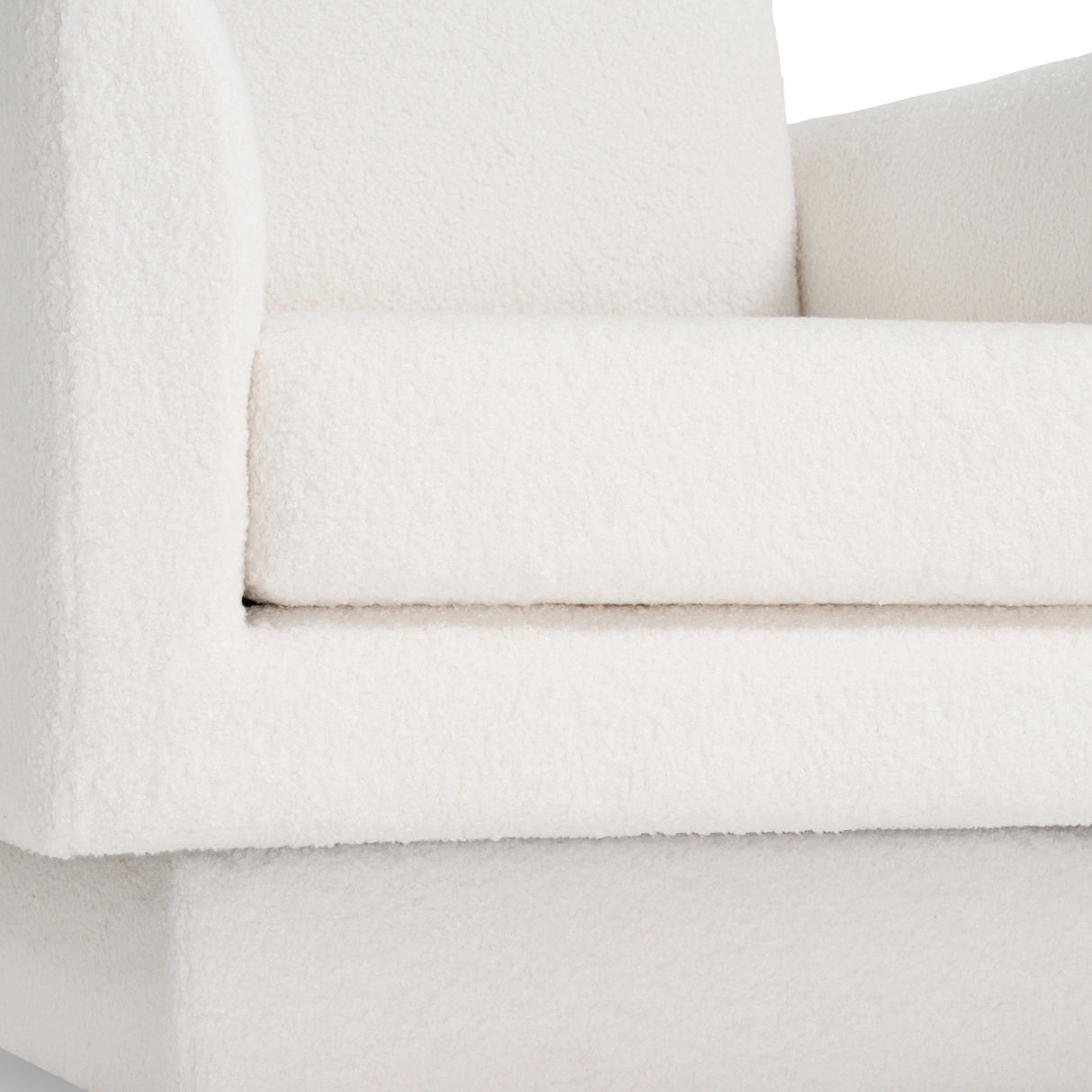 Hartswell Teddy Sherpa Modern Swivel Accent Chair