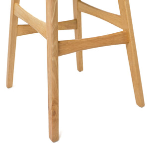 Modern Bar Stool Set With Upholstered Seating