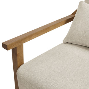 Reagan - Arm Accent Chair With Lumbar Pillow