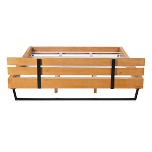 Pine Wood Bed Frame - King Size
