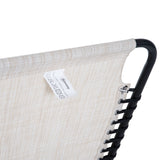Folding chaise lounge with 4-position reclining back, breathable mesh seat