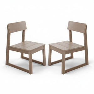 All Weather Patio Dining Chairs (Set of 2)