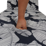 2-Piece Indoor/Outdoor Chaise Lounge Chair Cushion Set with Ties