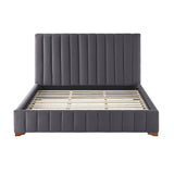 The Upholstered Wingback Bed – A Refined Union of Contemporary Comfort and Architectural Elegance