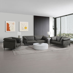 Tadi - Chair - Black Top Grain Leather