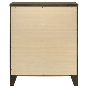 Wilkes 4-drawer Chest of Drawers Dark Cocoa