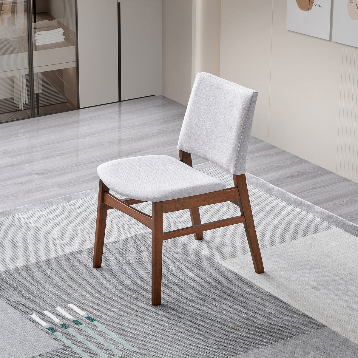 Gusto - Dining Chair (Set of 2) - Brown / Light Gray