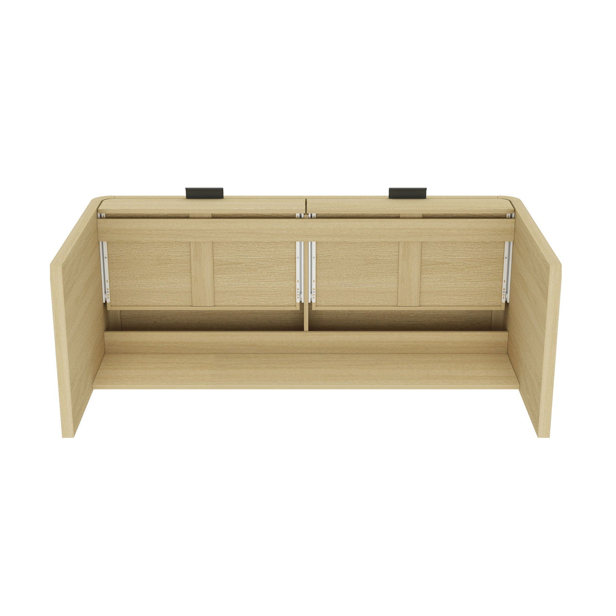 Grace - Office Desk & 2 Drawers - Oak