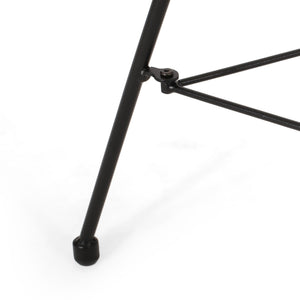 Nusa - Modern Rattan Side Table With Tempered Glass Top