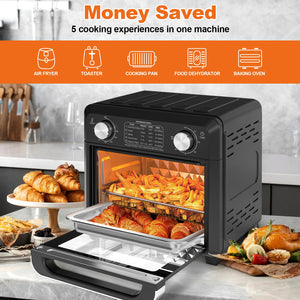 Compact Air Fryer Toaster Oven 11QT