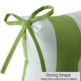 2-Piece High Back Chair Cushion Set, Tufted Patio or Rocking Chair Cushions