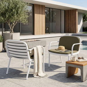 Luna Outdoor Club Chair (Set of 2)